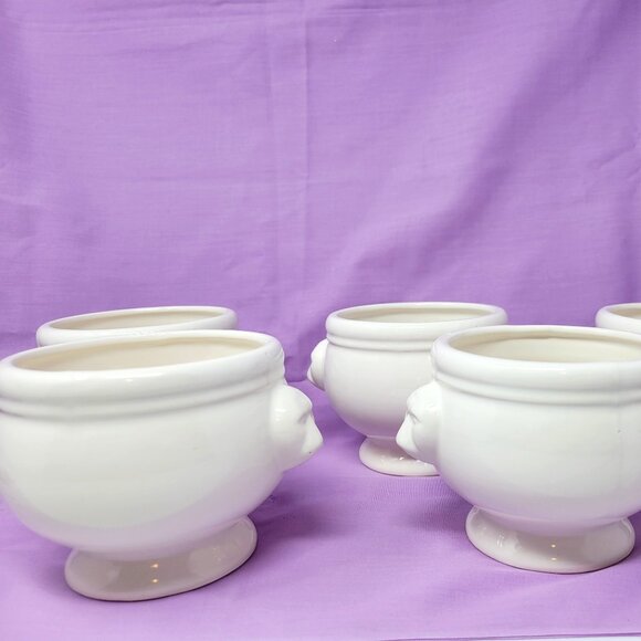White Onion Soup Bowls - Picture 1 of 5